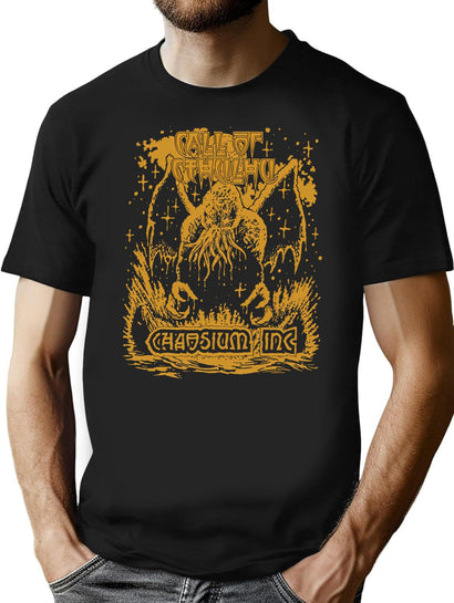 Call Of Cthulhu 7E - Temple Edition Tee T-Shirt for Men & Women, T-Shirts Graphic Tee - Black