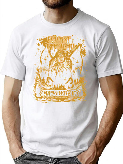 Call Of Cthulhu 7E - Temple Edition Tee T-Shirt for Men & Women, T-Shirts Graphic Tee - Black