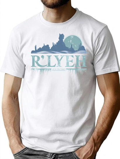 Call Of Cthulhu R'Lyeh T-Shirt for Men & Women, T-Shirts Graphic Tee - Black