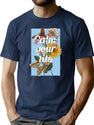 Calm Your Tits T-Shirt for Men & Women, T-Shirts Graphic Tee - Navy