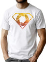 Cameraman Photographer Camera Operator Hero Orange Gradient T-Shirt for Men & Women, T-Shirts Graphic Tee - White