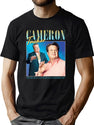 Cameron Tucker Black T-Shirt - Green