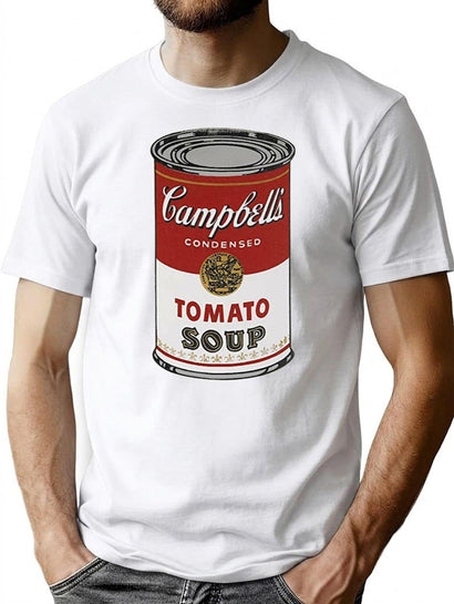 Campbell's Soup T-Shirt for Men & Women, T-Shirts Graphic Tee - Black