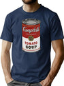 Campbell's Soup T-Shirt for Men & Women, T-Shirts Graphic Tee - Navy