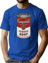 Campbell's Soup T-Shirt for Men & Women, T-Shirts Graphic Tee - Blue