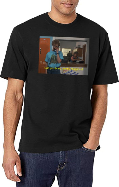 Can You Bring Me My Chapstick Black T-Shirt - Black