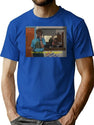 Can You Bring Me My Chapstick Premium Heavyweight Cotton T-Shirt - Blue