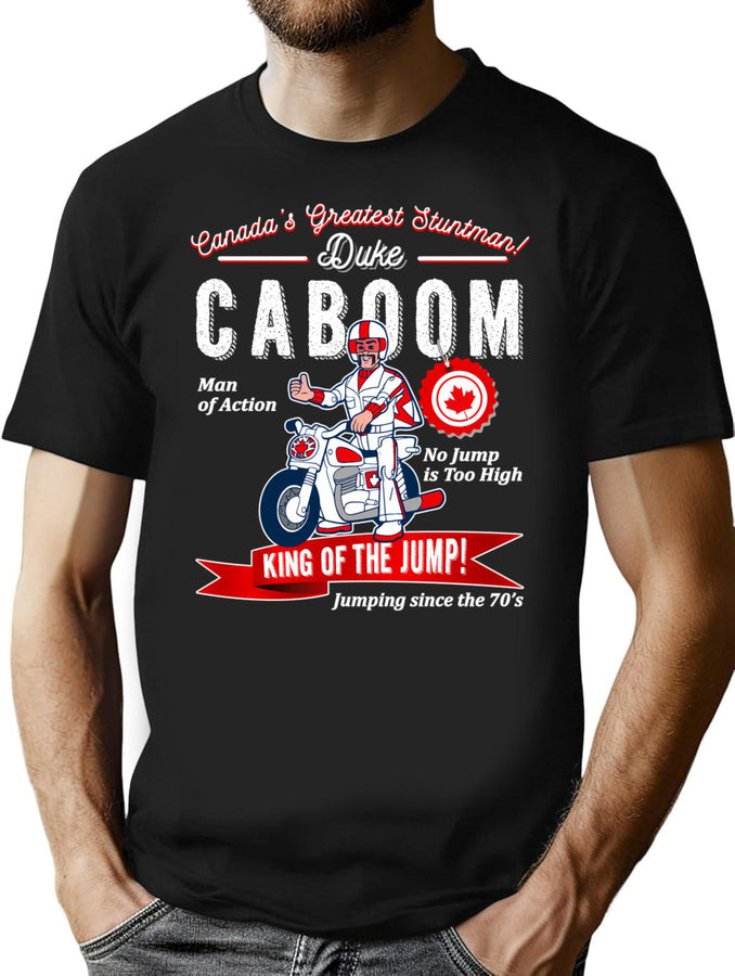 Canada'S Best Stuntman Dks T-Shirt for Men & Women, T-Shirts Graphic Tee - Black