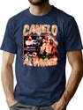 Canelo Alvarez Vintage Bootleg Bootleg Graphic T-Shirt - Navy