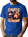 Canelo Alvarez Vintage Bootleg Bootleg Graphic T-Shirt - Blue