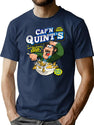 Captain Quint'S Cereal T-Shirt for Men & Women, T-Shirts Graphic Tee - Navy