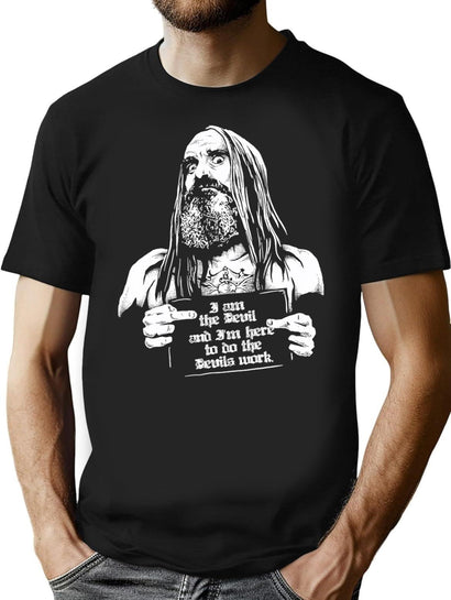 Captain Spaulding T-Shirt for Men & Women, T-Shirts Graphic Tee - Black