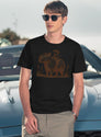 Capybara Rodent Funny Capybara Cute Mouse Cowboy Rat Vintage Western T-Shirt for Men & Women, T-Shirts Graphic Tee - Navy