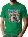 Capybara Vintage Design Cool Bootleg Bootleg Graphic T-Shirt - Green