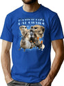 Capybara Vintage Design Cool Bootleg Bootleg Graphic T-Shirt - Blue
