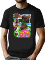 Capybara Bootleg Graphic T-Shirt - Black