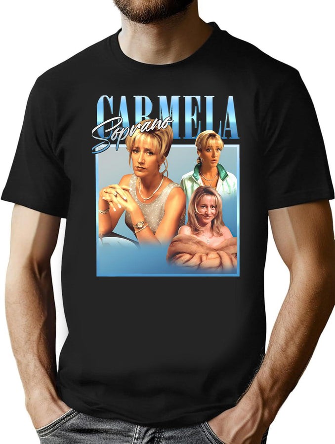 Carmela Soprano Classic Black T-Shirt - Black
