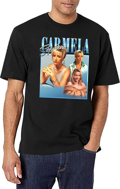 Carmela Soprano Classic Black T-Shirt - Black