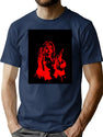 Carrie T-Shirt for Men & Women, T-Shirts Graphic Tee - Navy