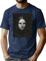 Carroll Borland T-Shirt for Men & Women, T-Shirts Graphic Tee - Navy