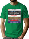 Cassette Stack (Horizontal) Bootleg Graphic T-Shirt - Green