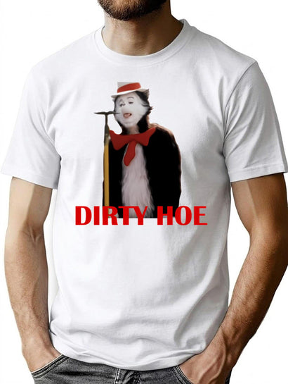 Cat In The Hat Dirty Hoe Premium Heavyweight Cotton T-Shirt - Black