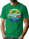 Catalina Wine Mixer T-Shirt for Men & Women, T-Shirts Graphic Tee - Green