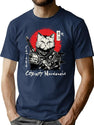 Catsumoto Meowsashi T-Shirt for Men & Women, T-Shirts Graphic Tee - Navy