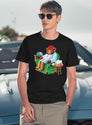 Celestial Seasoning Sleepytime Tea Bear Black T-Shirt - Navy