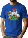 Celestial Seasoning Sleepytime Tea Bear Premium Heavyweight Cotton T-Shirt - Blue