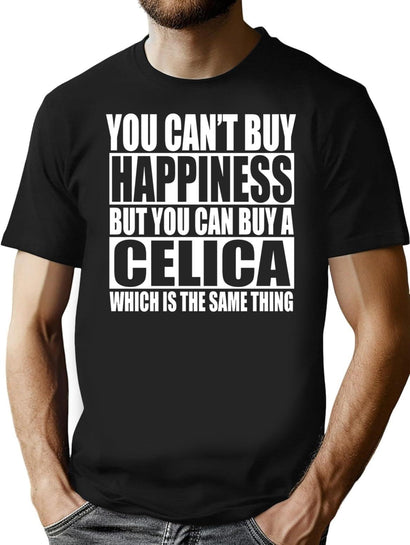 Celica T-Shirt for Men & Women, T-Shirts Graphic Tee - Black