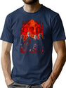 Cenobites Pinhead Puzzle Box Horror Tribute T-Shirt for Men & Women, T-Shirts Graphic Tee - Navy