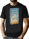 Cereal Killer (Funny Cereal Box) T-Shirt for Men & Women, T-Shirts Graphic Tee - Black