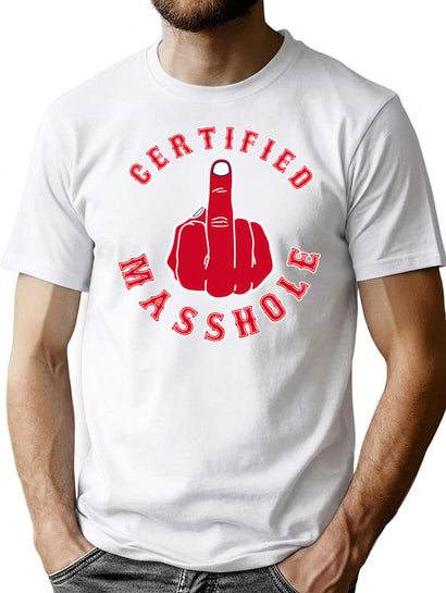 Certified Masshole Premium Heavyweight Cotton T-Shirt - Black