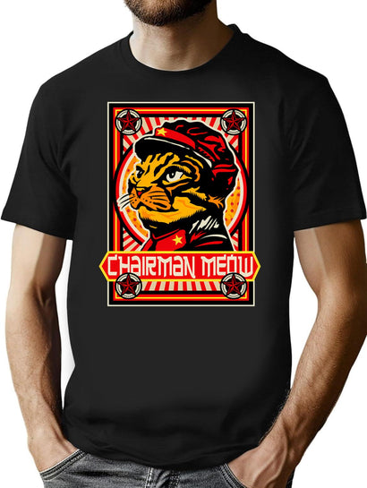 Chairman Meow Lts T-Shirt for Men & Women, T-Shirts Graphic Tee - Black
