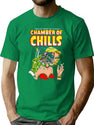Chamber Of Chills Horror Comic Cover For Black Shirts T-Shirt for Men & Women, T-Shirts Graphic Tee - Green