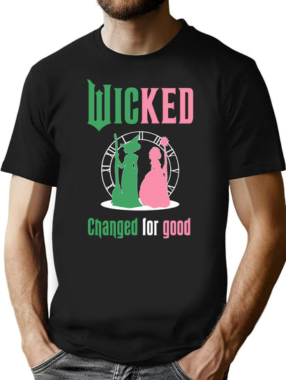 Changed 4 Good Wicked T-Shirt for Men & Women, T-Shirts Graphic Tee - Black