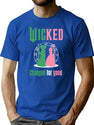 Changed 4 Good Wicked T-Shirt for Men & Women, T-Shirts Graphic Tee - Blue