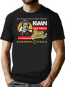 Channel 4 Kvwn San Diego T-Shirt for Men & Women, T-Shirts Graphic Tee - Black