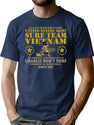 Charlie Don'T Surf Surf Team Worn (1) T-Shirt for Men & Women, T-Shirts Graphic Tee - Navy