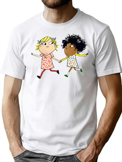 Charlie Fictional Children - Charlie Brother T-Shirt for Men & Women, T-Shirts Graphic Tee - Black