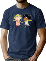 Charlie Fictional Children - Charlie Brother T-Shirt for Men & Women, T-Shirts Graphic Tee - Navy
