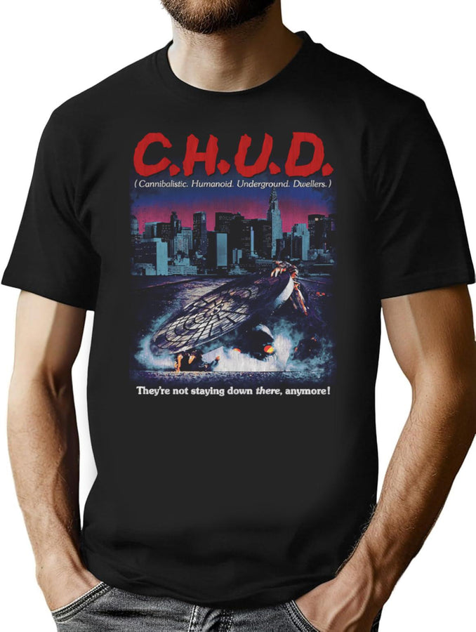 Chd Horror Clssic 80 Movis T-Shirt for Men & Women, T-Shirts Graphic Tee - Black