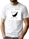 Check (With Ms Paint Border) Bootleg Graphic T-Shirt - White