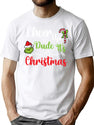 Cheer Up Dude Its Christmas T-Shirt for Men & Women, T-Shirts Graphic Tee - White