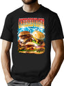 Cheeseburger Bootleg Bootleg Graphic T-Shirt - Black