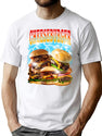 Cheeseburger Bootleg Bootleg Graphic T-Shirt - White