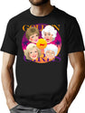 Cheesecake Girls T-Shirt for Men & Women, T-Shirts Graphic Tee - Black