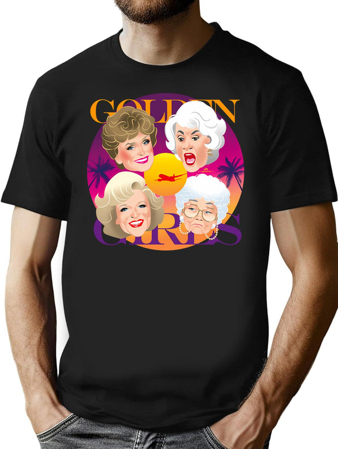 Cheesecake Girls T-Shirt for Men & Women, T-Shirts Graphic Tee - Black