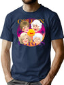 Cheesecake Girls T-Shirt for Men & Women, T-Shirts Graphic Tee - Navy